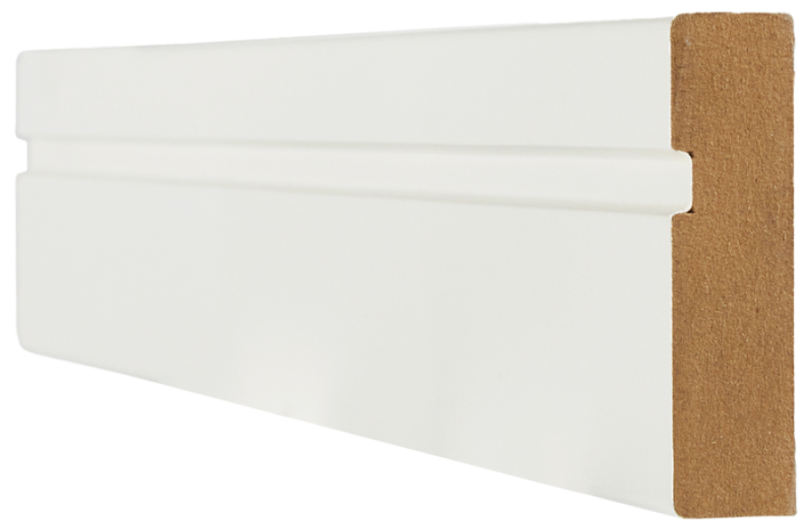 White Primed Grooved Architrave Pack (2 sets) 70mm